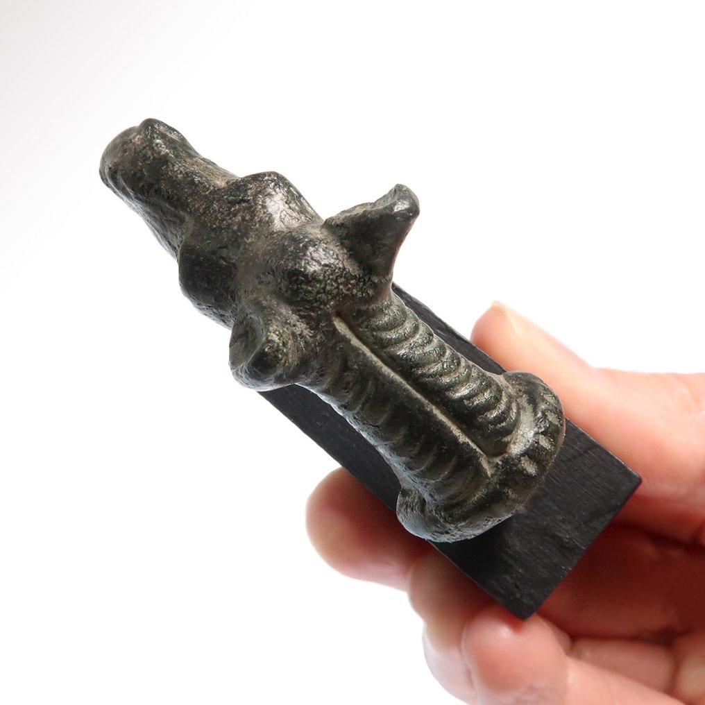 Antigua Roma Bronce Accesorio de cabeza de caballo #3.2