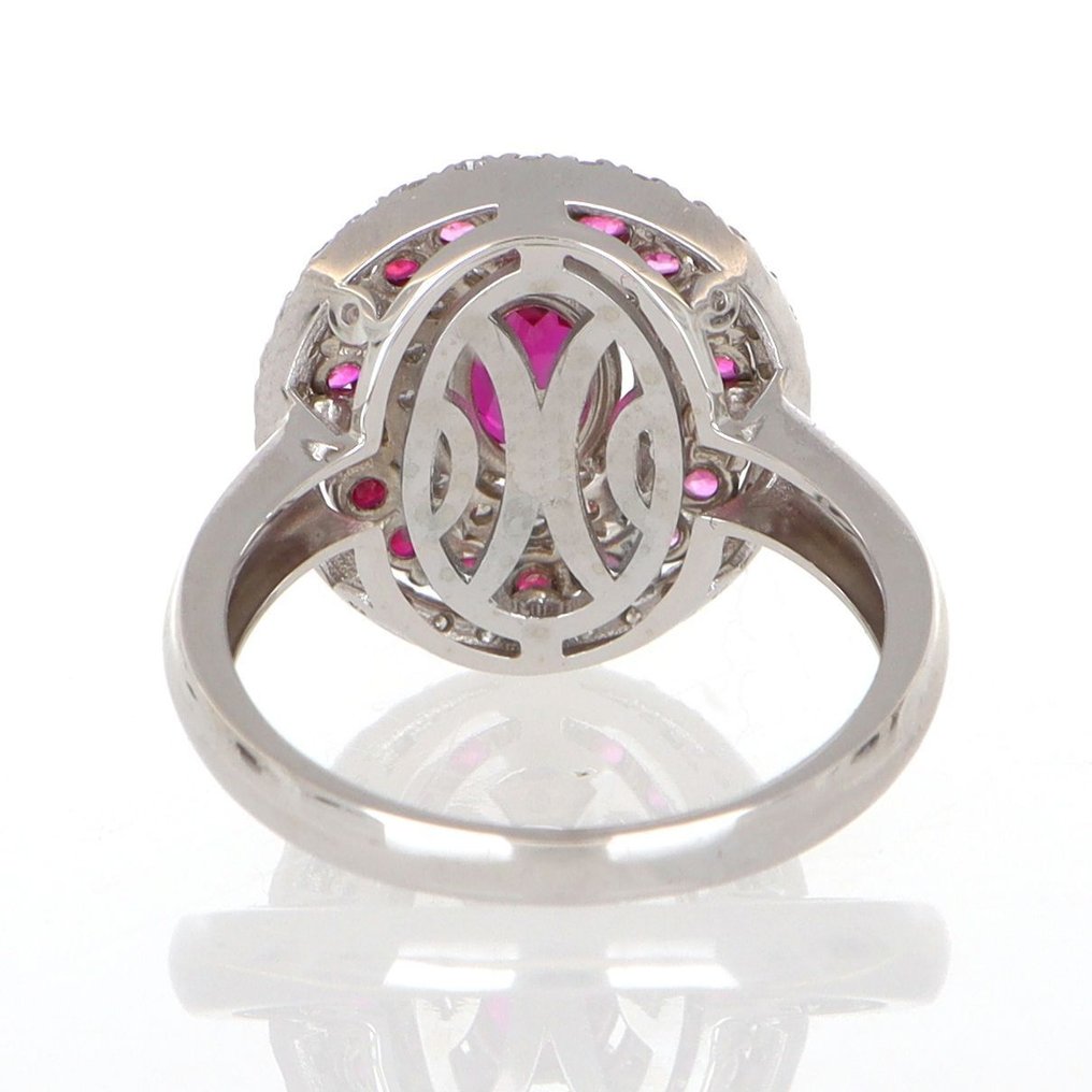 沒有保留價 - 戒指 - 18 克拉 白金 鉆石 (天然)  #3.2