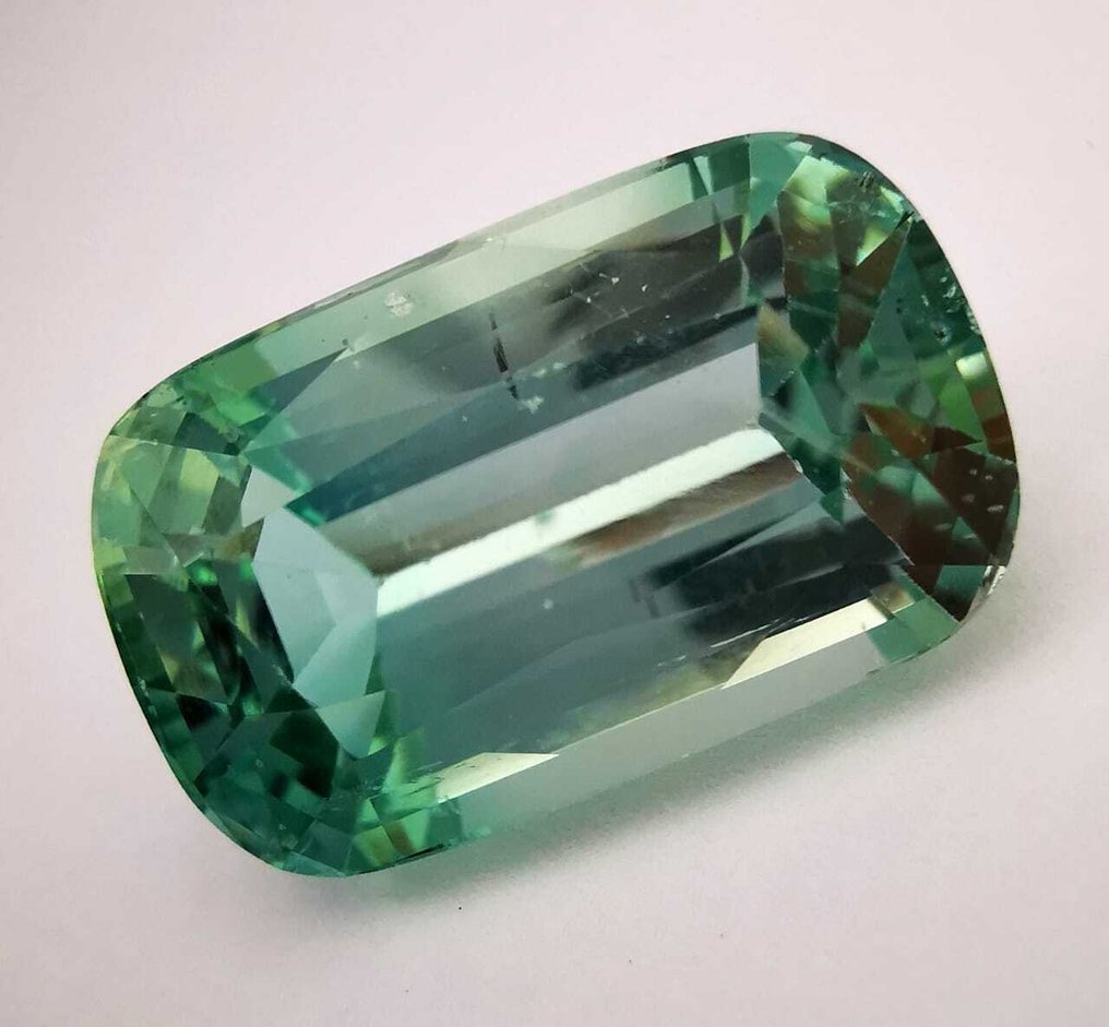 χωρίς τιμή ασφαλείας Σποδουμένιο  - 27.64 ct - Antwerp Laboratory for Gemstone Testing (ALGT) - Έντονο μπλε-πράσινο #1.0