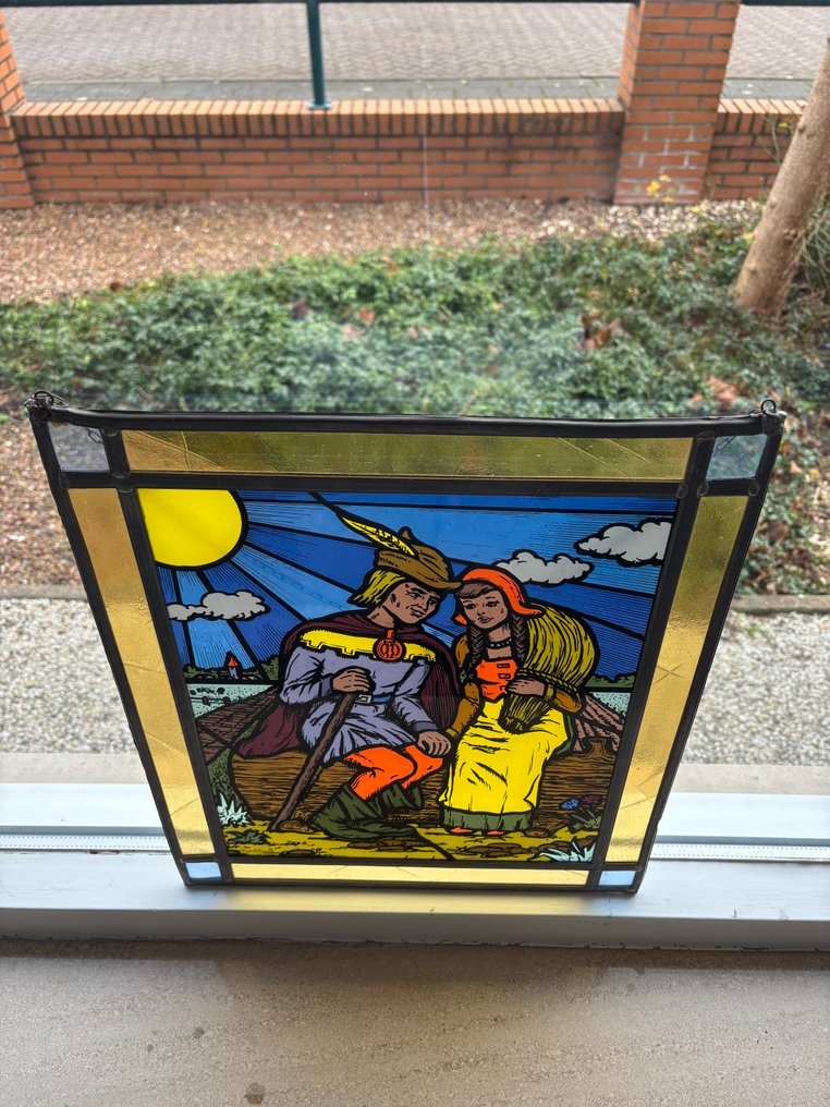 新艺术风格 彩色玻璃窗 - 1970-1980 - 新艺术运动彩色玻璃  #4.3