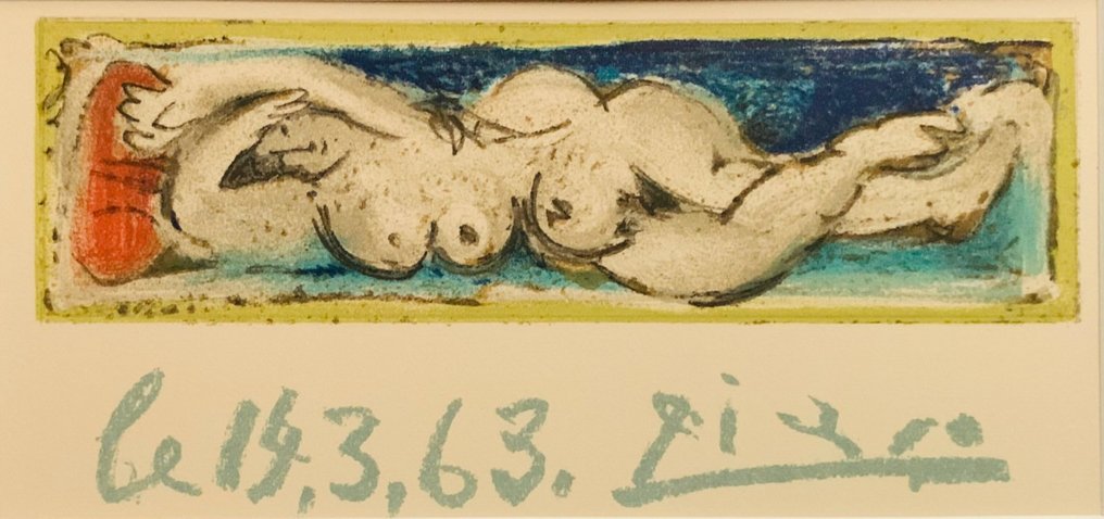 Pablo Picasso (1881-1973) - Nu couché #1.0