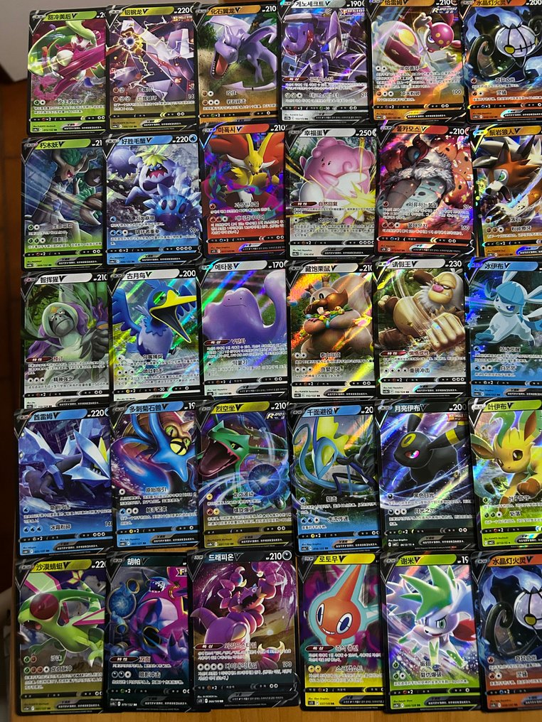 Pokémon - 40 Bulk-kort Foil, Full art - Various sets #1.0