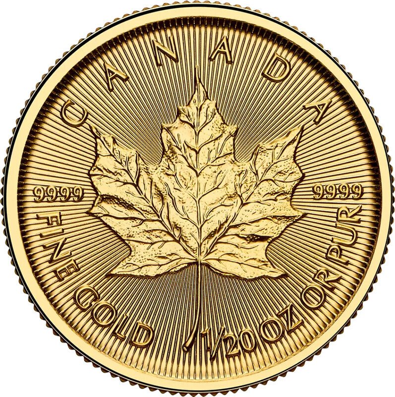 1/20 Ounce - Gold .999 - 2026 - Maple Leaf fine gold #1.0
