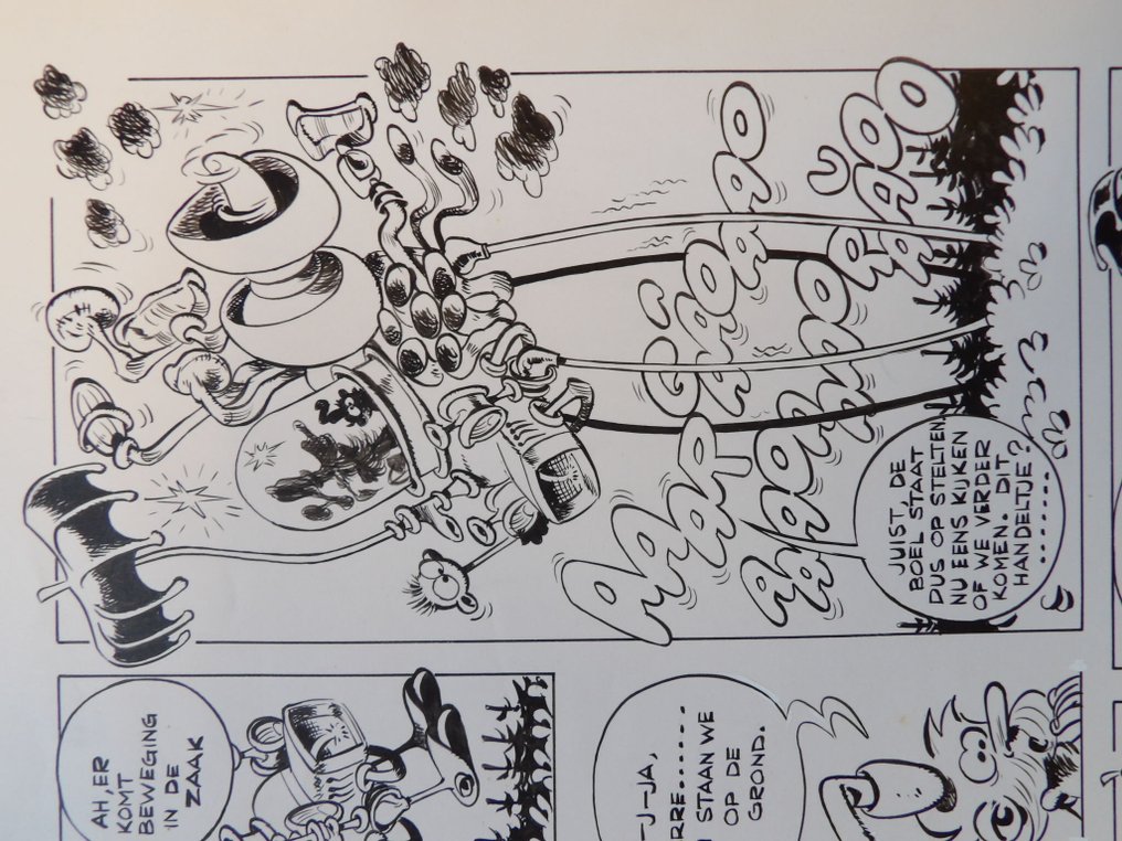 Brugman, Gideon - originele pagina + Album - Zonk en Stronk - 1 x 原创页面 + 专辑 #4.3