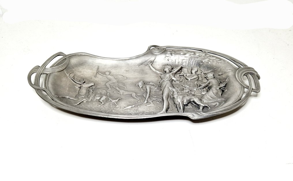 置物盤 - 德國 - Diana的狩猎游行 #4.3