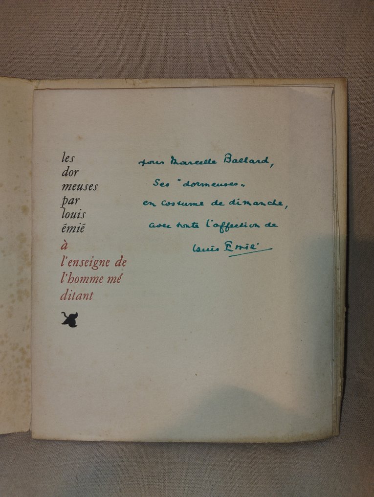 Signé ; Louis Émié - Les dormeuses - 1946 #1.0