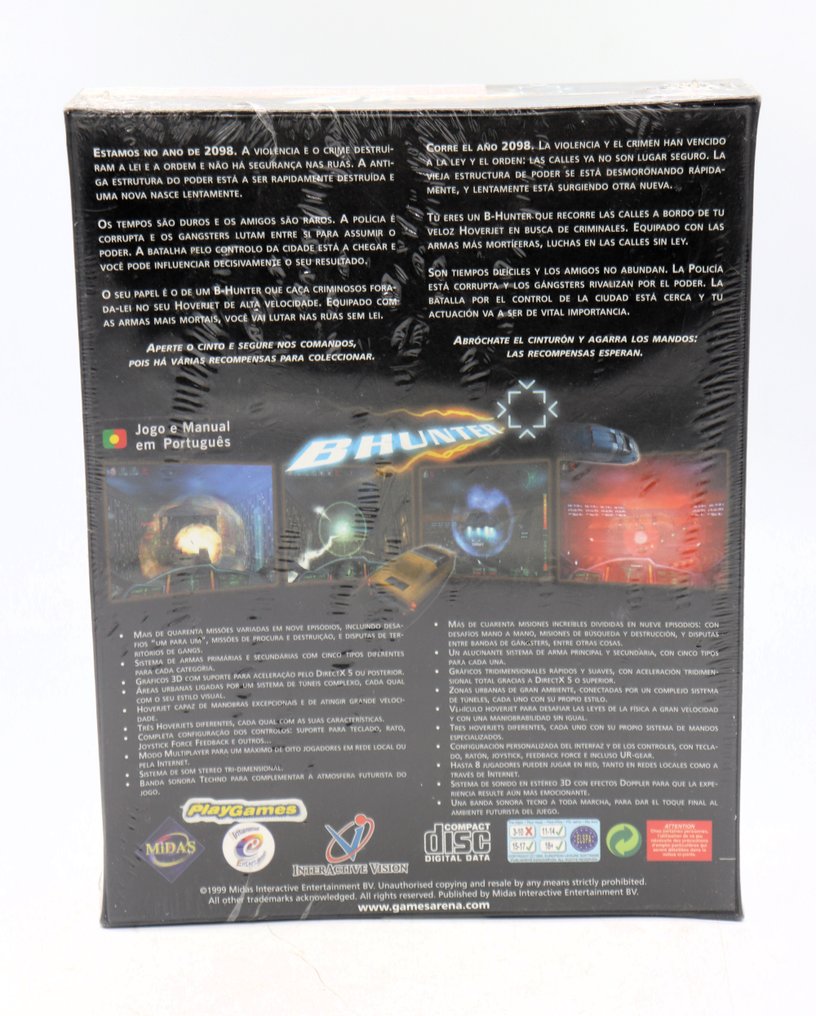 PLAYGAMES - Big Box PC - B.HUNTER - 電動遊戲 - 原裝盒未拆封 #1.0