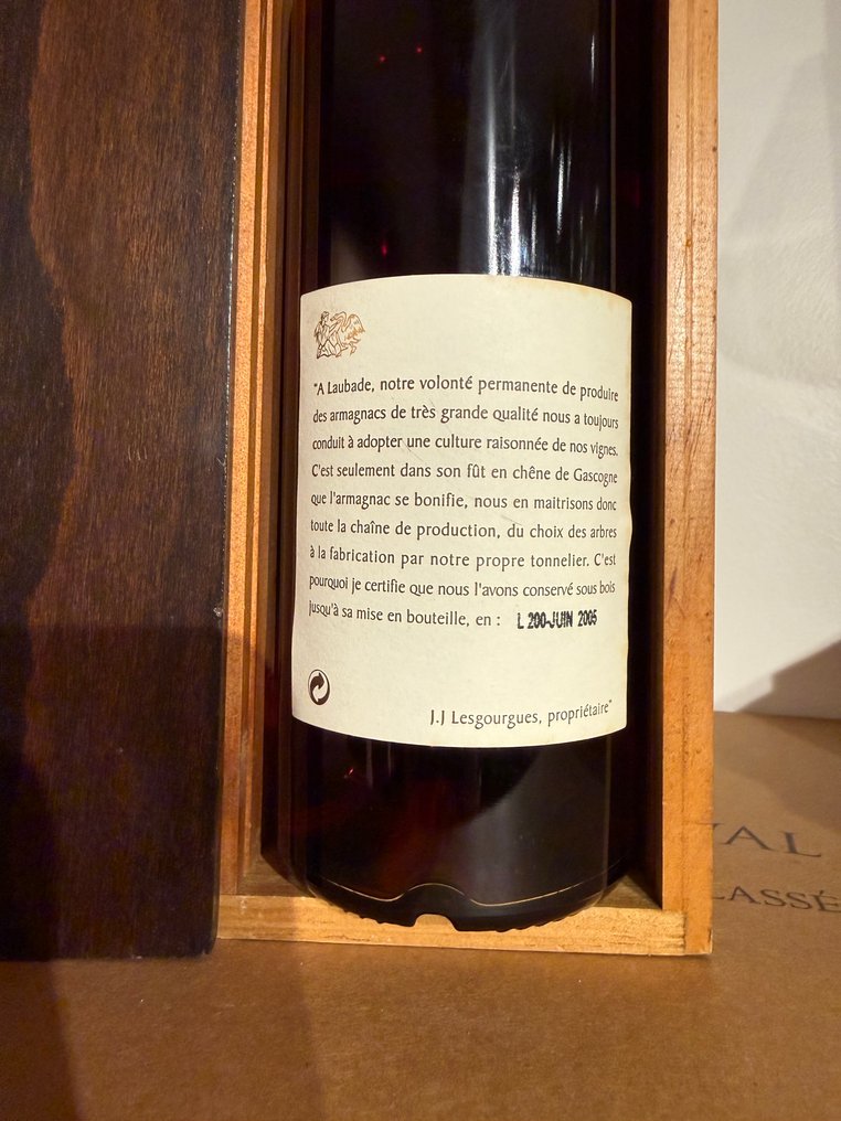 Château de Laubade 1945 - Bas Armagnac millésime   - b. 2005  - 70cl #1.0