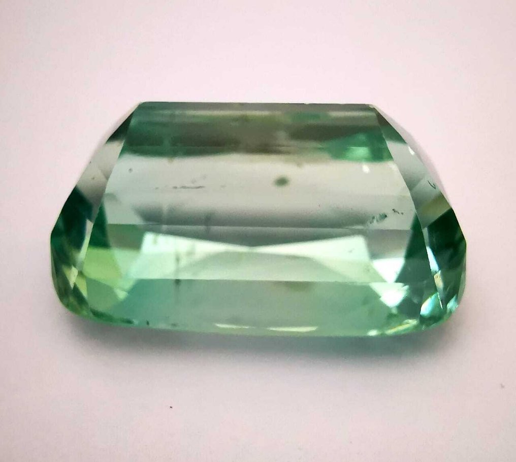χωρίς τιμή ασφαλείας Σποδουμένιο  - 27.64 ct - Antwerp Laboratory for Gemstone Testing (ALGT) - Έντονο μπλε-πράσινο #3.2