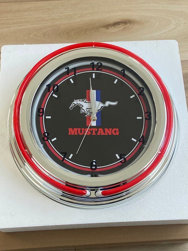 Sign - Mustang - Horloge Néon #3.2
