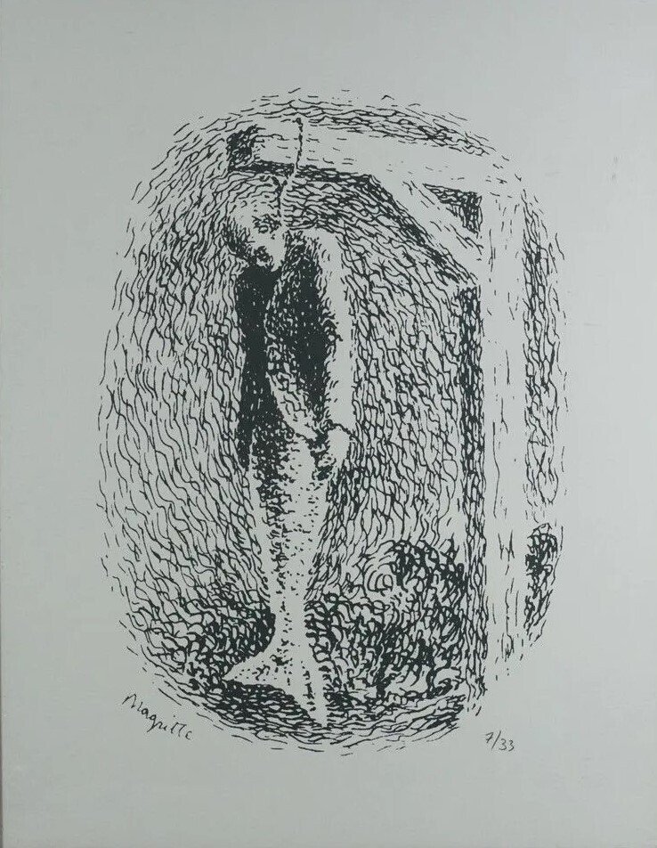 René Magritte (1898-1967) - Untitled (Gallow) #1.0