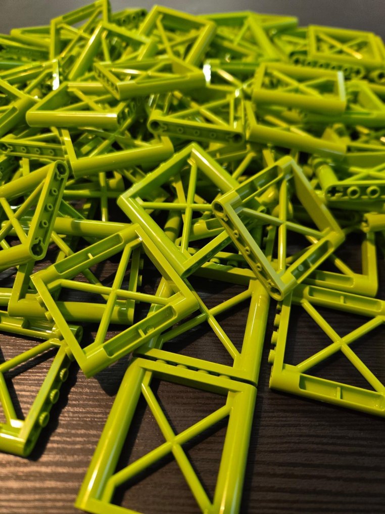 LEGO - Toy New Support 1 x 6 x 5 Girder Rectangular Lime 100pcs #2.1
