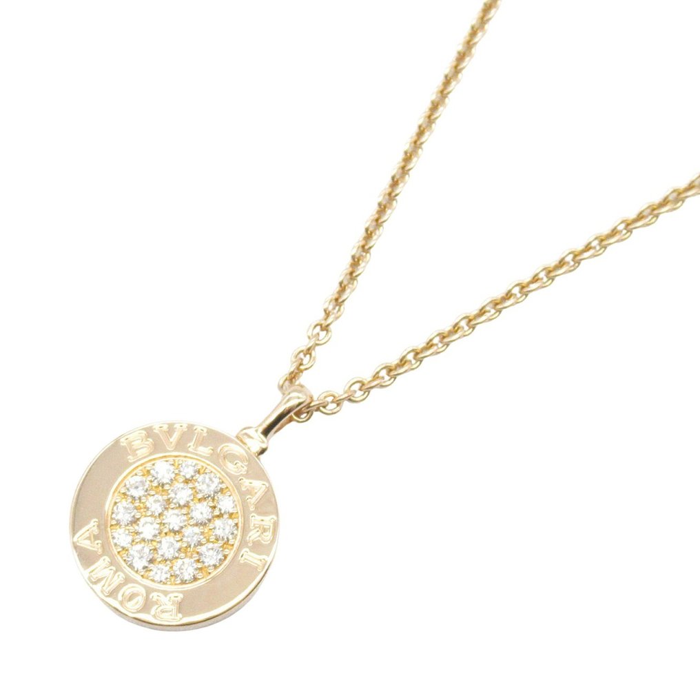 Bvlgari - Nyaklánc - 18 kt. Rózsa arany Ónix - Gyémánt #1.0