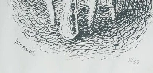 René Magritte (1898-1967) - Untitled (Fork and Chair) #2.1