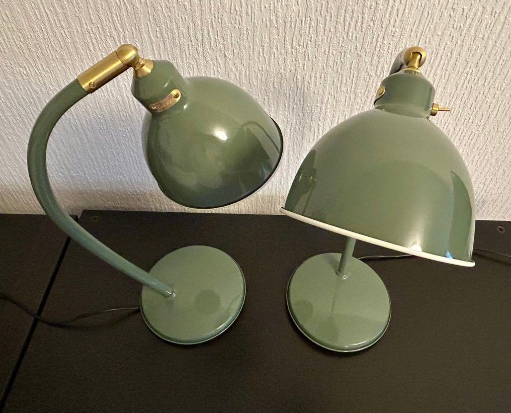 桌燈 (2) - 金屬, 黃銅 - 两盏工业风格的灯 #3.2