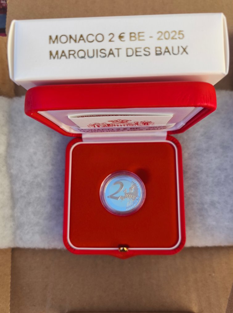Monaco. 2 Euro 2025 "Marquisat des Baux" Proof #2.1