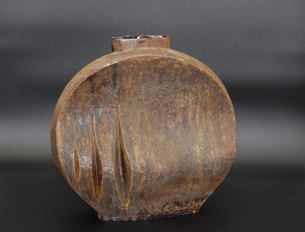 42cm x 40cm x 18cm - Helmut Schäffenacker - Βάζο  - Κεραμικό - XL μορφή δίσκου #2.1