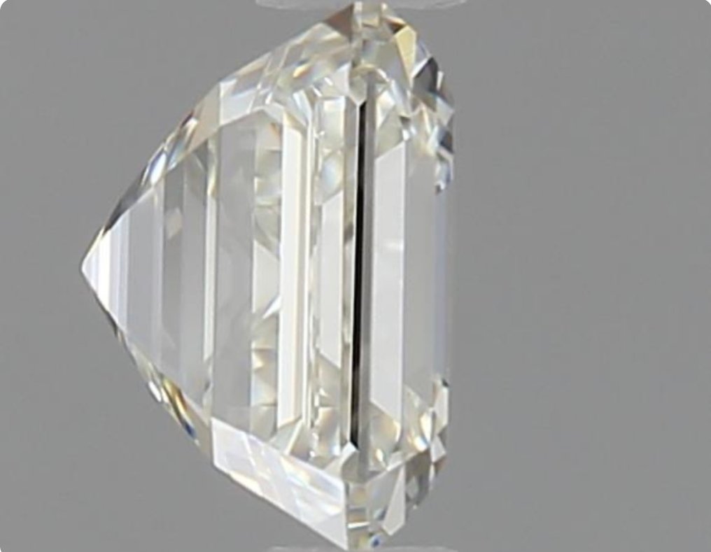 No reserve price - 1 pcs Diamond  (Natural)  - 1.01 ct - Emerald - H - VVS1 - International Gemological Institute (IGI) #3.2