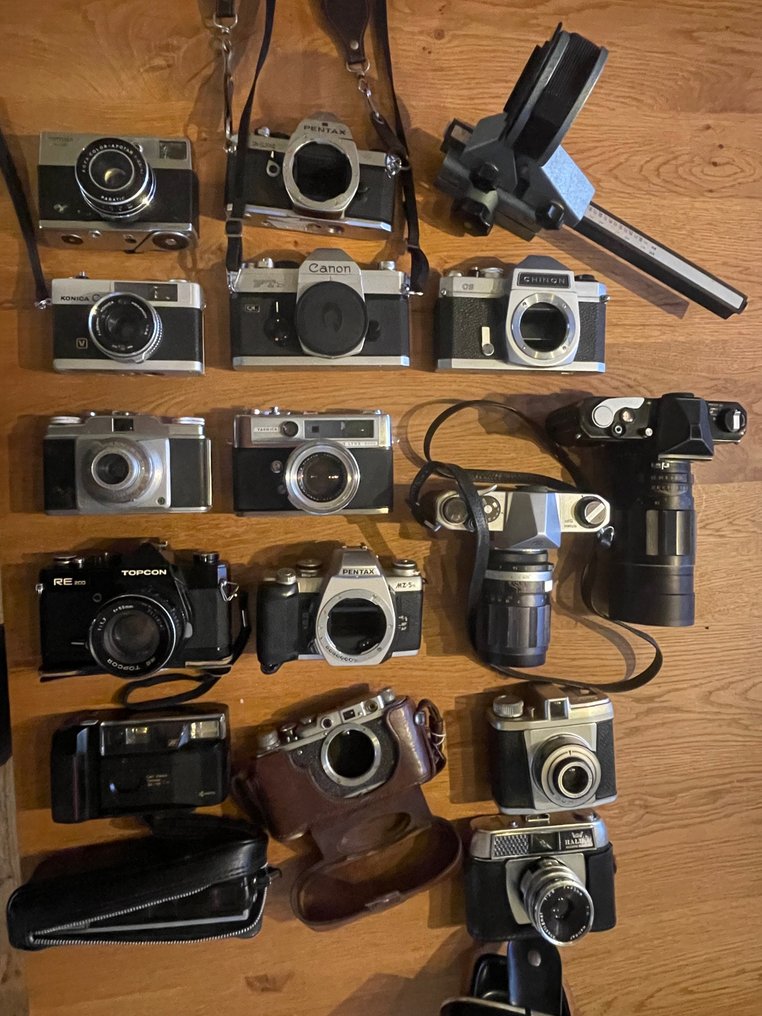 Canon, Yashica, Konica, Nikon, Pentax Partij defecte en ongeteste camera’s 類比相機 #1.0
