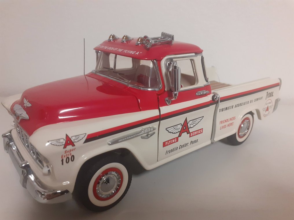Franklin Mint 1:24 - Modelbil - Chevrolet Cameo Carrier 1955 Tydol #1.0