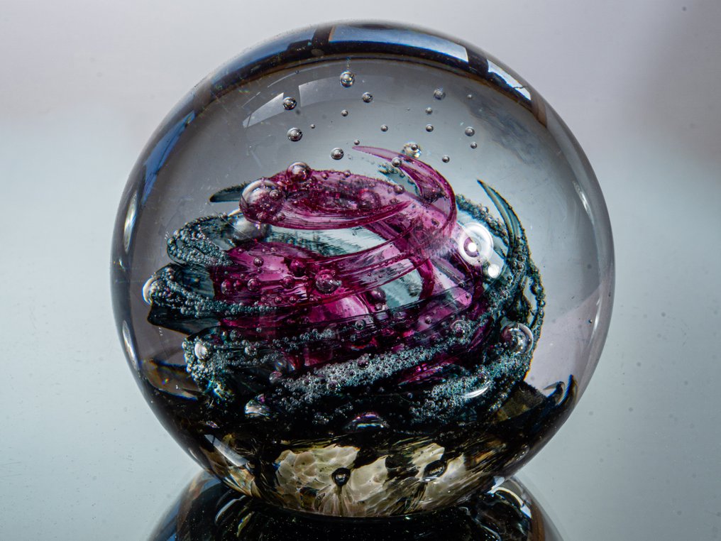 Selkirk Glass - 紙鎮 - Briefbeschwerer ohne Namen (2003, Magnum Size) - Ø 8,6 cm - 玻璃 #3.2