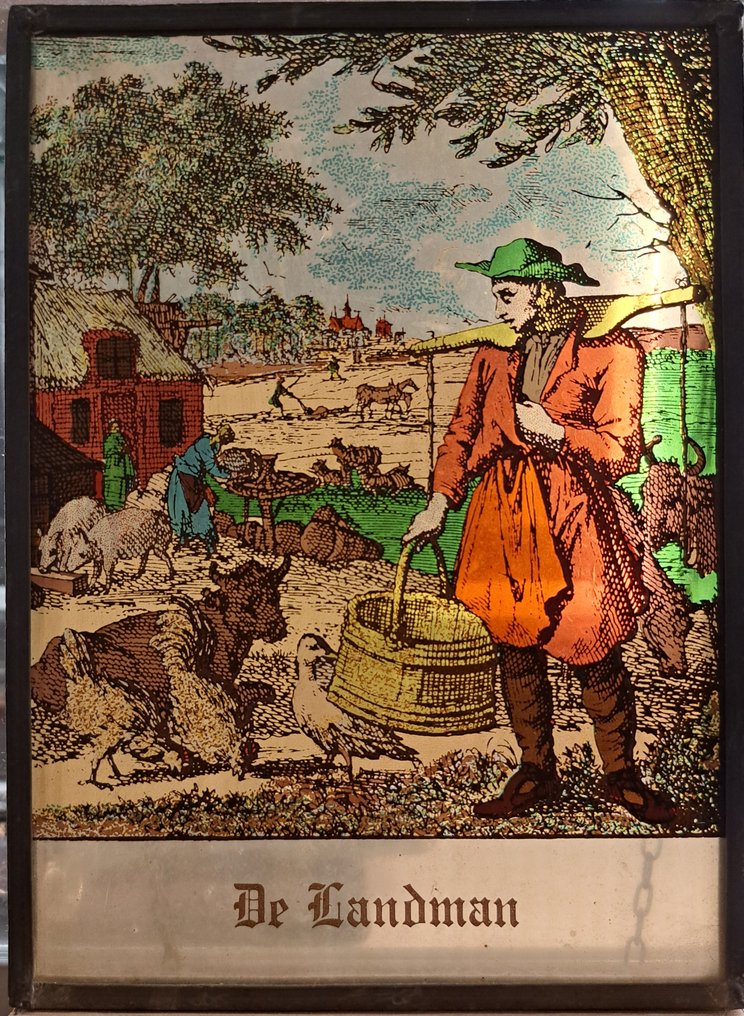  Witraż - lat 60 - De Landman  #1.0