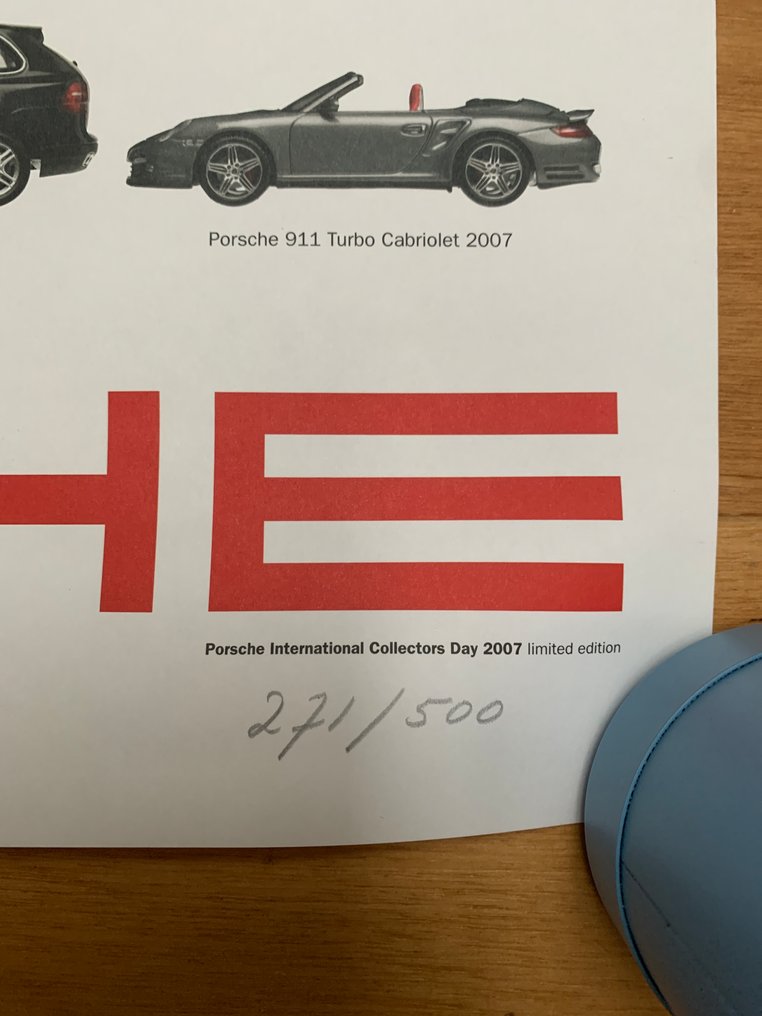 Porsche - Internationale Porsche Collectors Day Poster 2007 limited Edition 271/500. - década de 2000 #1.0