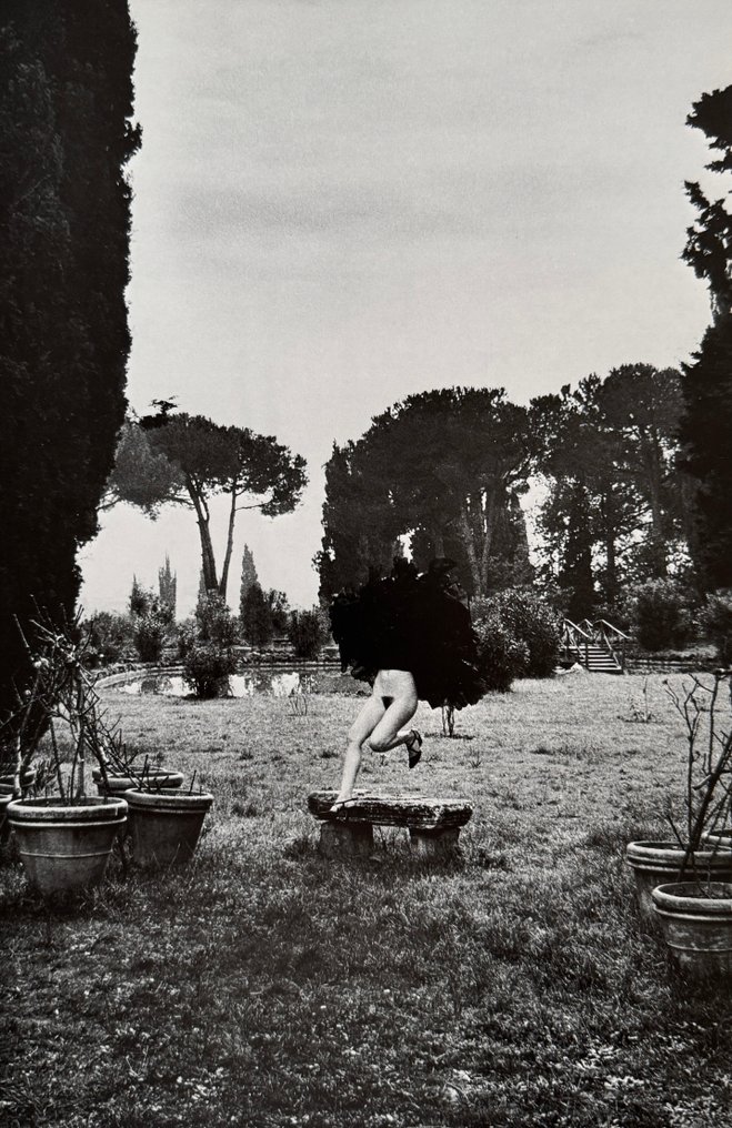 Helmut Newton (1920–2004) - In a garden near Rome, 1977 #1.0