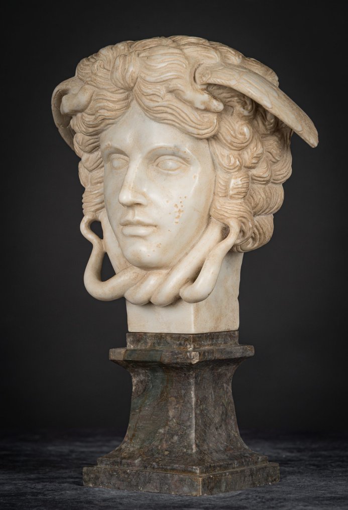 Γλυπτό, Medusa Rondanini - 42 cm - Μάρμαρο #2.1