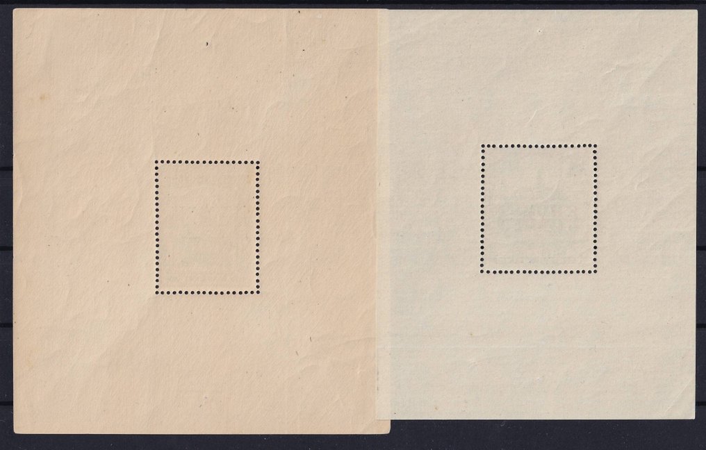 Βέλγιο 1936 - Μπλοκεν Μποργκέρχουστ και Σαρλερουά - OBP/COB BL5A/6A #1.0