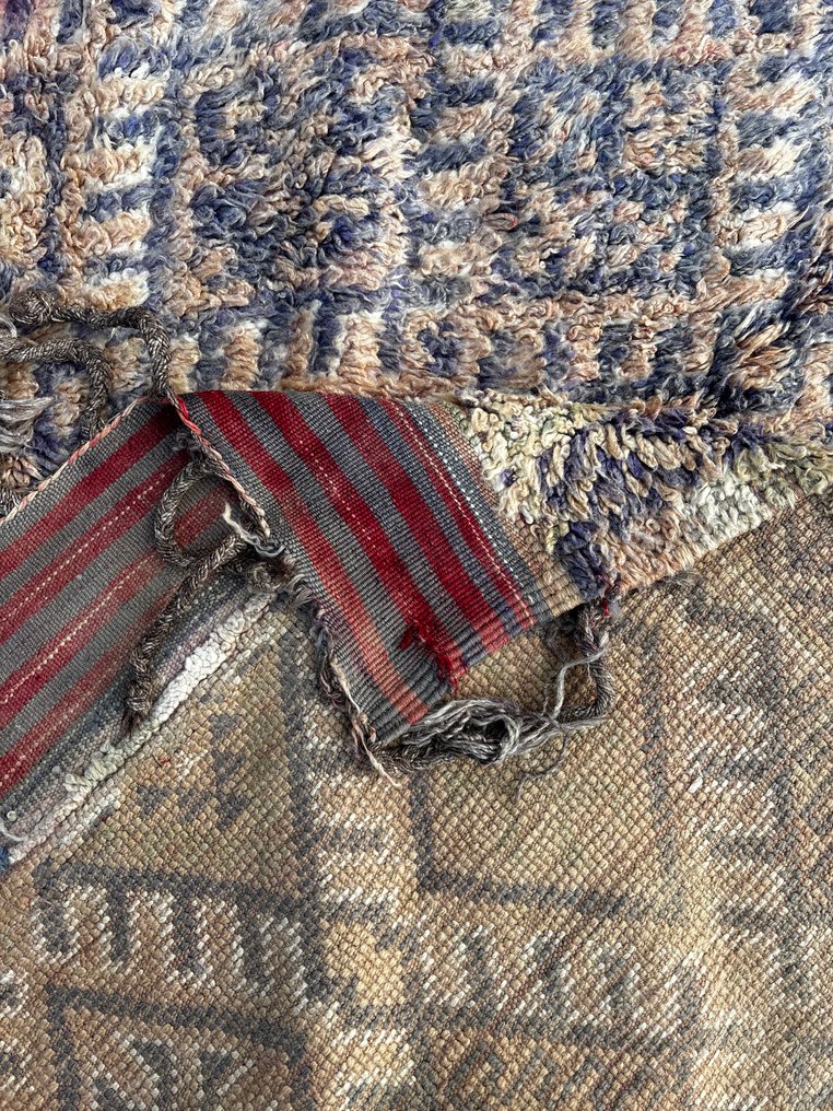 来自Haouz地区的复古Talsint羊毛地毯——手工编织 - 小地毯 - 380 cm - 200 cm #3.2