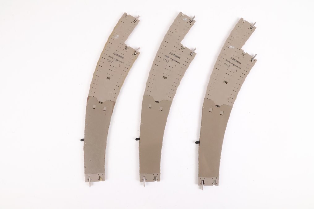 Fleischmann H0 - 6142 L / R - Model train tracks (6) - Professional railway track turnouts. #2.1