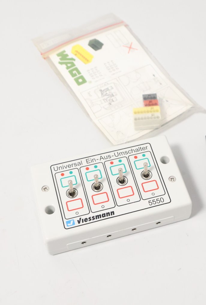 Viessmann, Faller H0 - 5205/5550/6049/6604/180642 - Unitate de control machetă tren (16) - Diverse componente de control și materiale pentru calea ferată de model #3.2