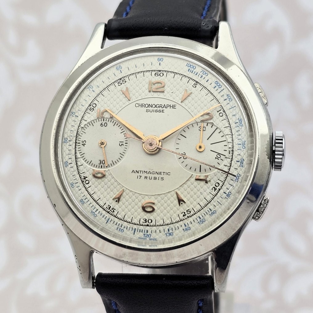 Chronographe Suisse - Cal. Landeron 48 - No reserve price - Men - 1950-1959  #1.0