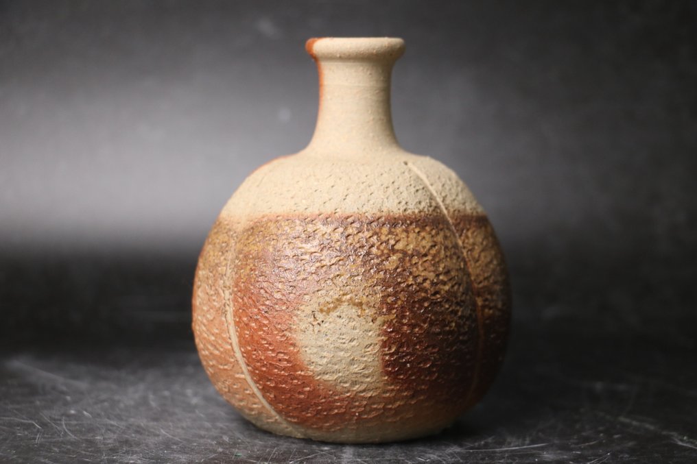 Μπουκάλι Sake Bizen Tokkuri - Κεραμικό - 齊藤隆 Saito Takashi (1948-) - Ιαπωνία - 1900-2000 #2.1