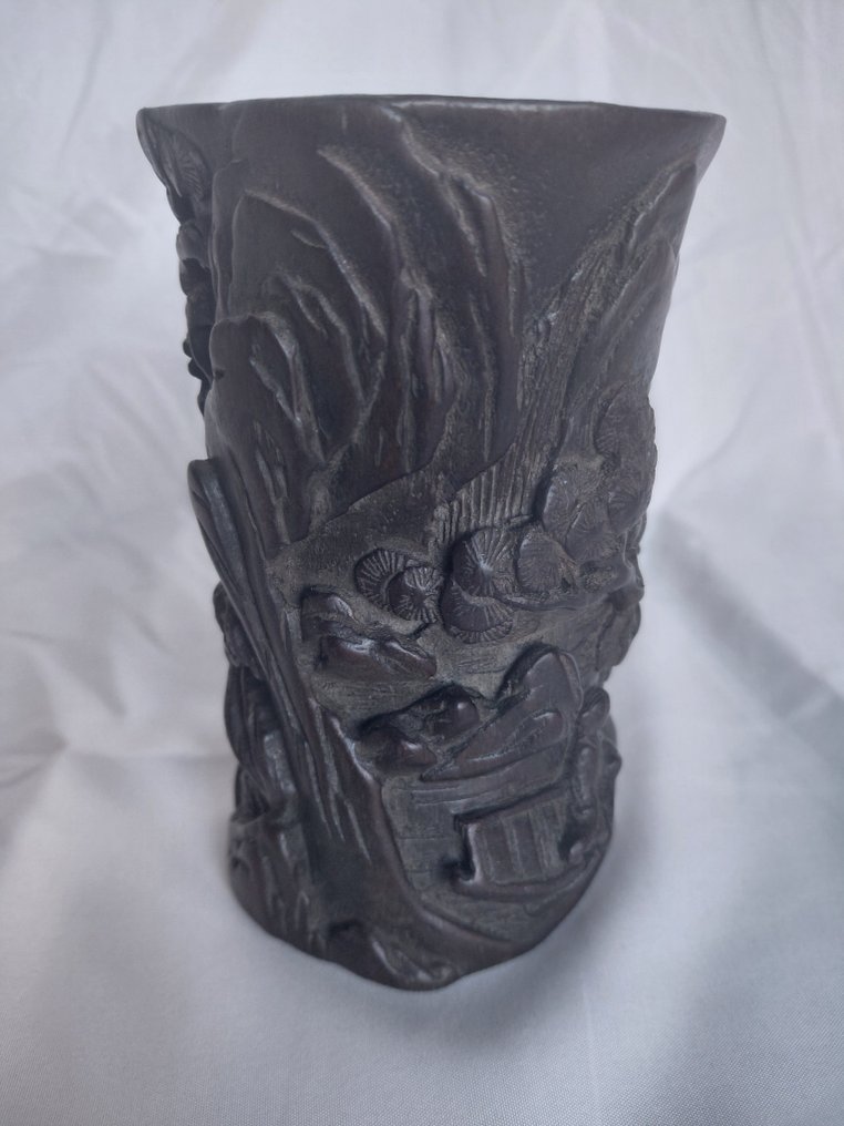 Brush pot - 木 - 中国  (没有保留价) #2.1