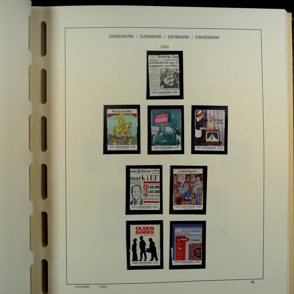 Î”Î±Î½Î¯Î± 2000/2010 - Συλλογή χωρίς φθορές σε άλμπουμ προτύπων - Πολλές ονομαστικές αξίες. #3.2