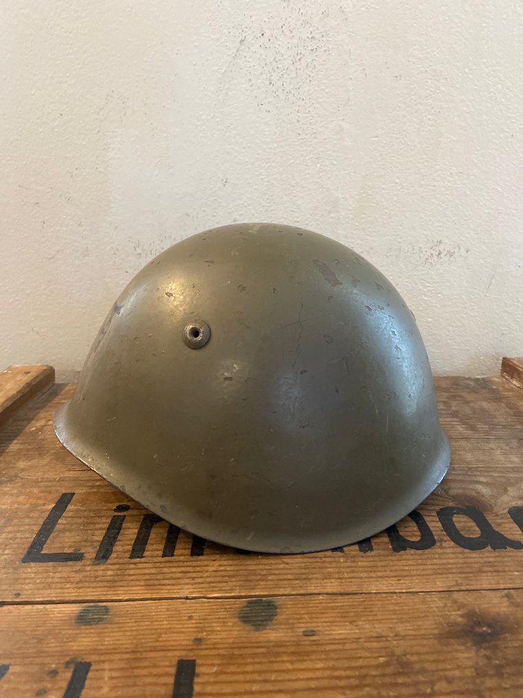 義大利 - 3个Bellici M33军用头盔，属于Carabinieri，带有徽章，来自都灵兵工厂 - 軍用裝備 #3.2