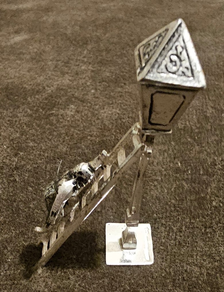 Miniatűr figura - Lantaarnmaker - .835 ezüst #2.1