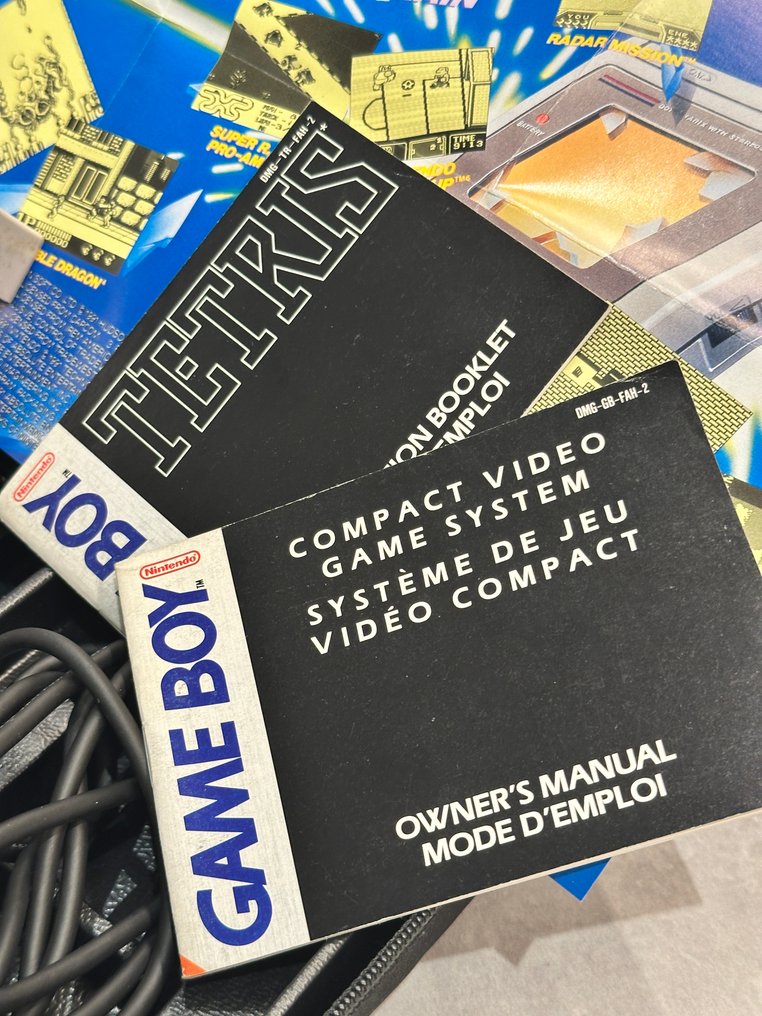 Nintendo - Gameboy Classic - In near mint condition with Blades of Steel and Tetris - Video game console + games #4.3