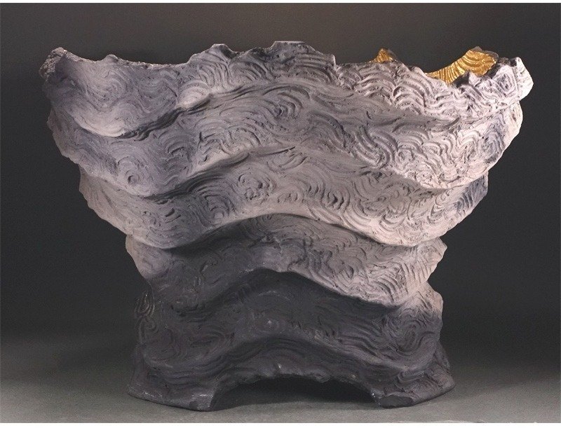 大型装饰性碗 - 陶瓷 - 坂田甚内 Sakata Jinnai (1943-) - 日本 - 1900-2000 #3.2