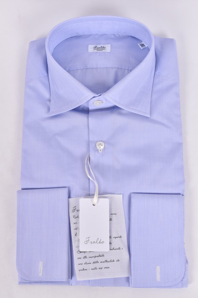 FRALBO NAPOLI - 40 - 200/2 Luxury Katoen - No reserve price - Πουκάμισο - New with tags #1.0