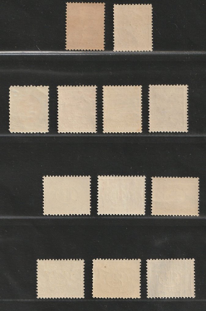 Netherlands 1891/1921 - Diverse classical different values. - NVPH 34, 37, 50/55, 58/60, 65 #1.0