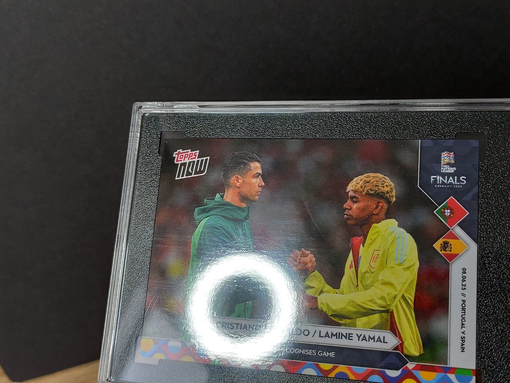 Topps Now Nations League - Cristiano Ronaldo & Lamine Yamal - SGC 10 Graded card #3.2