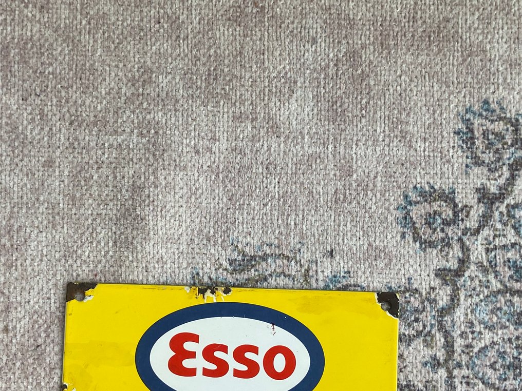 Sign - Esso - Plaque émaillée #1.0