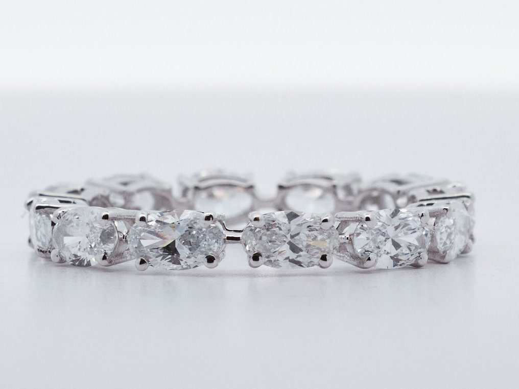 χωρίς τιμή ασφαλείας - Δαχτυλίδι - 14 καράτια Λευκός χρυσός - 2.28ct. tw. Διαμάντι (Εργαστηριακής καλλιέργειας) #3.2