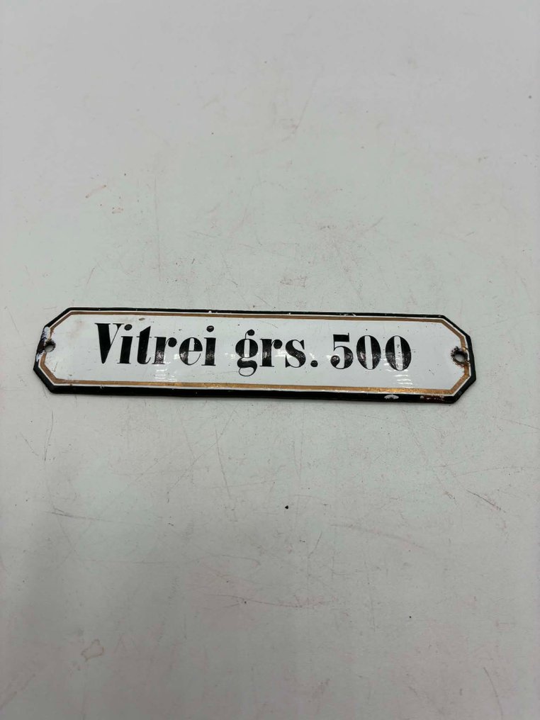 旧的药房/草药店搪瓷小牌（约1940年代） - 琺瑯板 (10) - 瑪瑙 #2.1