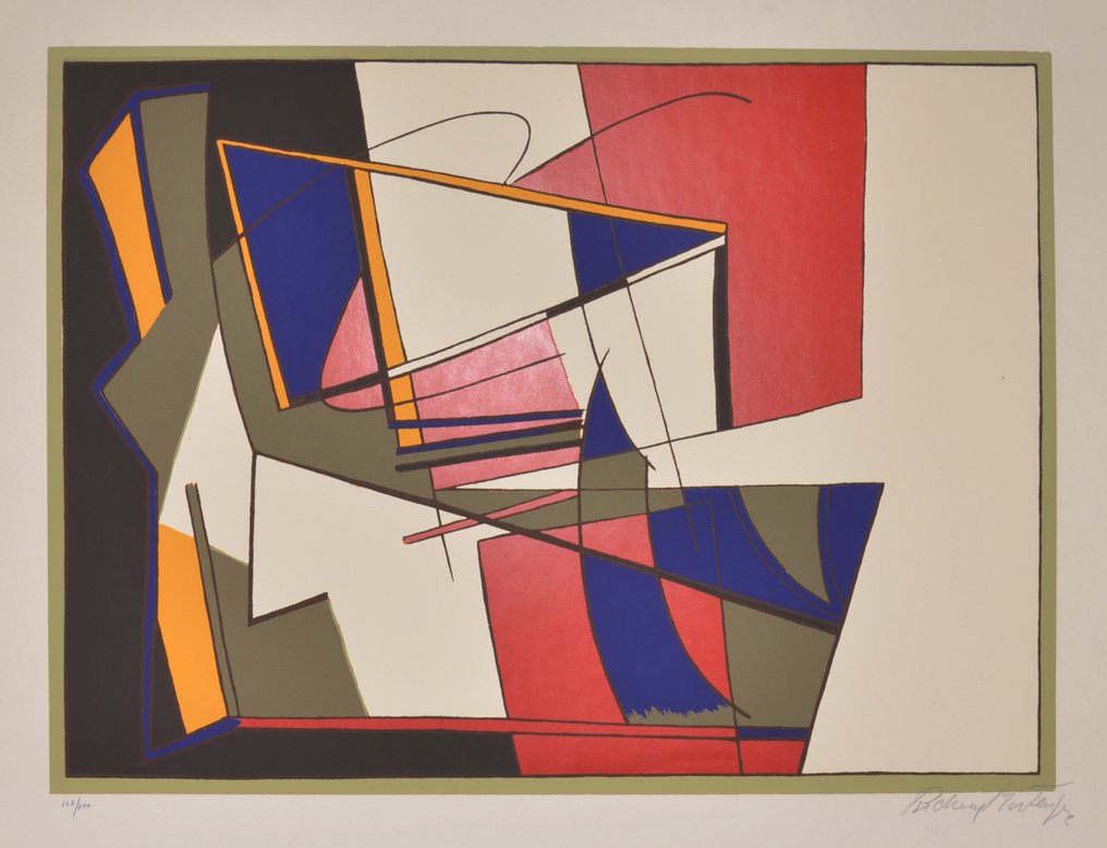 Richard Mortensen (1910-1993) - Composition - Hand-signed #2.1