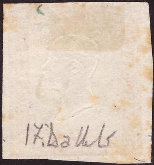意大利古國－薩丁尼亞 1862 - 80 C. 17Da 在巴勒莫使用 - Sassone 17Da #1.0