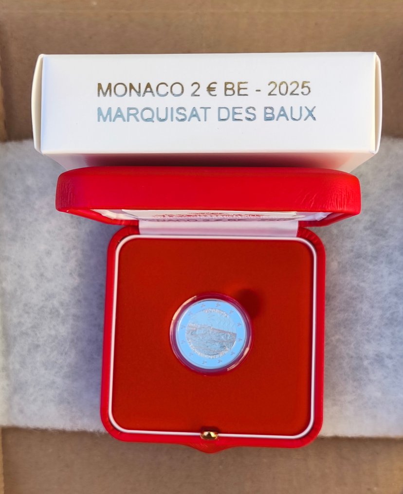 Monaco. 2 Euro 2025 "Marquisat des Baux" Proof #1.0